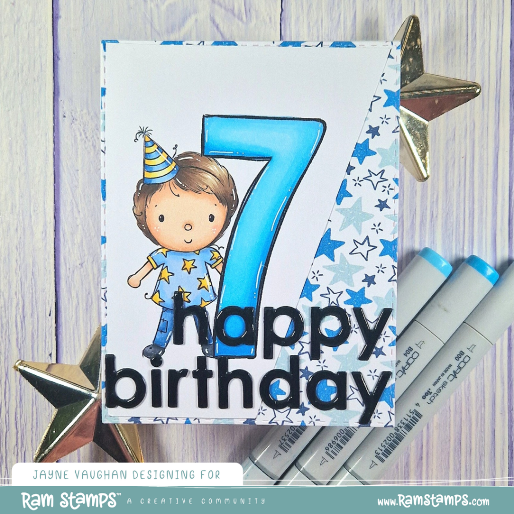 Happy Birthday! Design your own card with digital stamps!