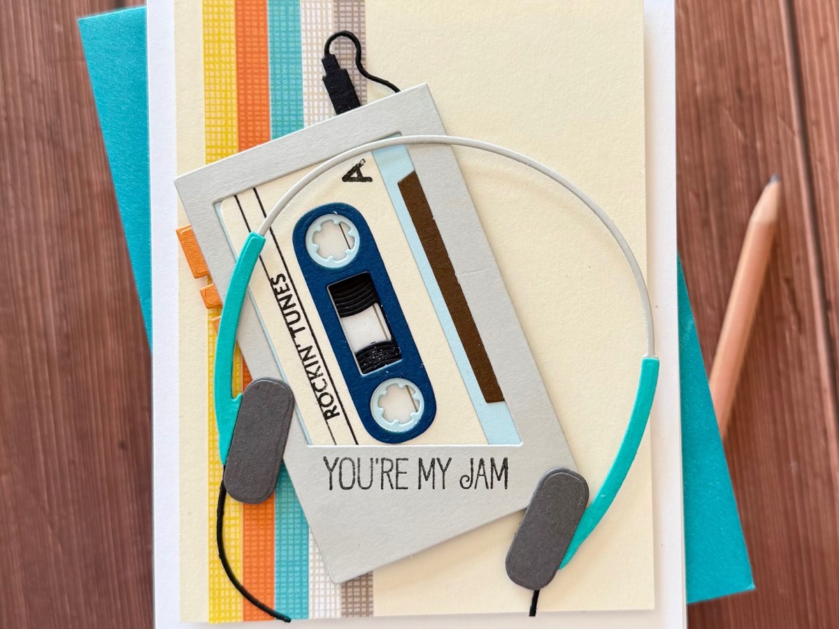 Retro Card Design with MFT&nbsp;Die-Namics